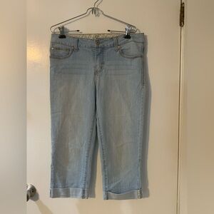 No Boundries Light Blue Women's Crop Jeans size 10